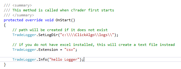 cTrader Data Analysis Code Example