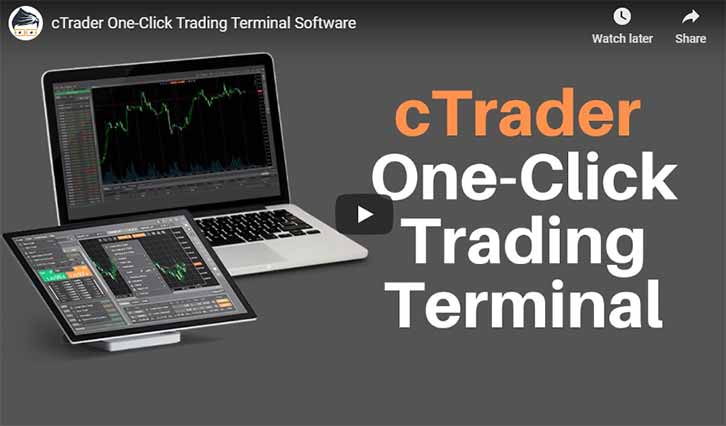 cTrader One Click trading Video