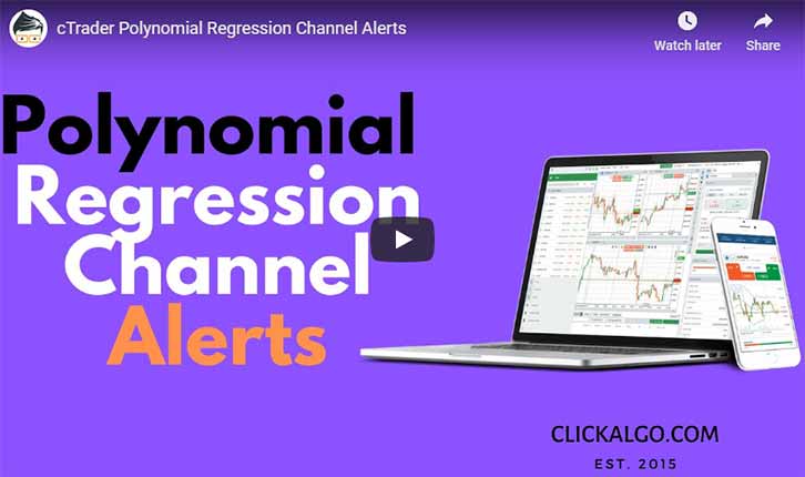 cTrader Polynomial Regression Channel