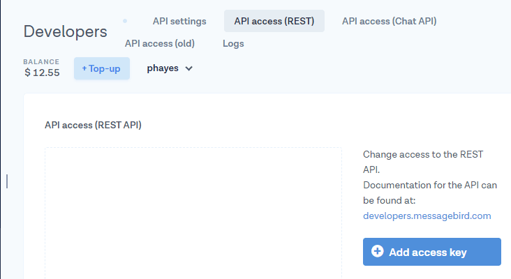 sms add key messagebird ctrader