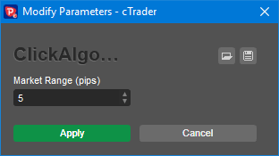 cTrader Duplicate me market range