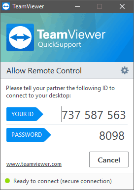 ctrader teamviewer remote support