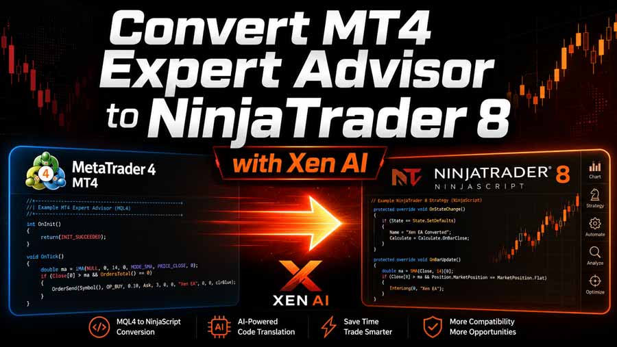 Convert an MT4 Expert Advisor to NinjaTrader in Minutes