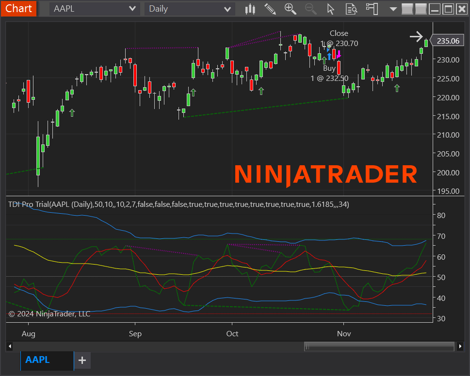 NinjaTrader TDI Indicator