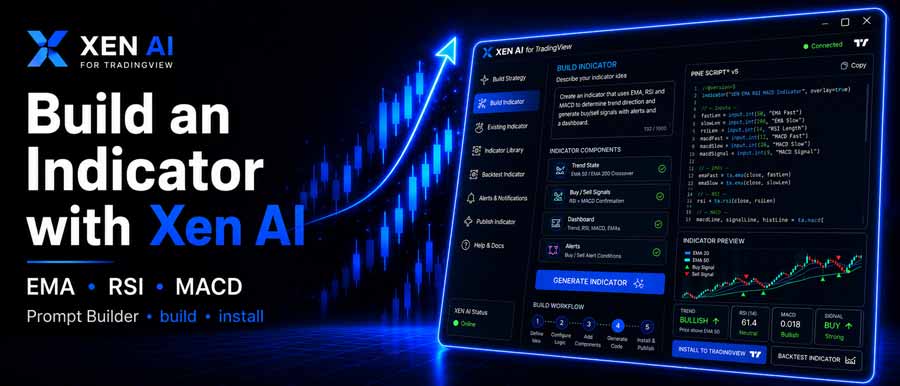 Build a TradingView Indicator with Xen AI