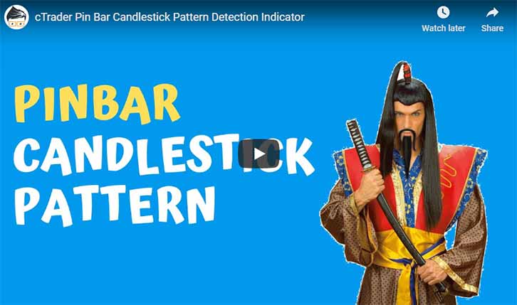 cTrader Pin Bar Candlestick Video