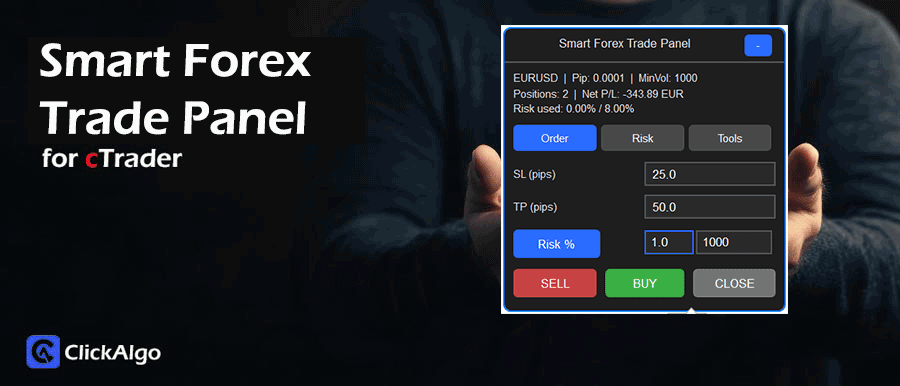 cTrader Forex Trade Panel cBot